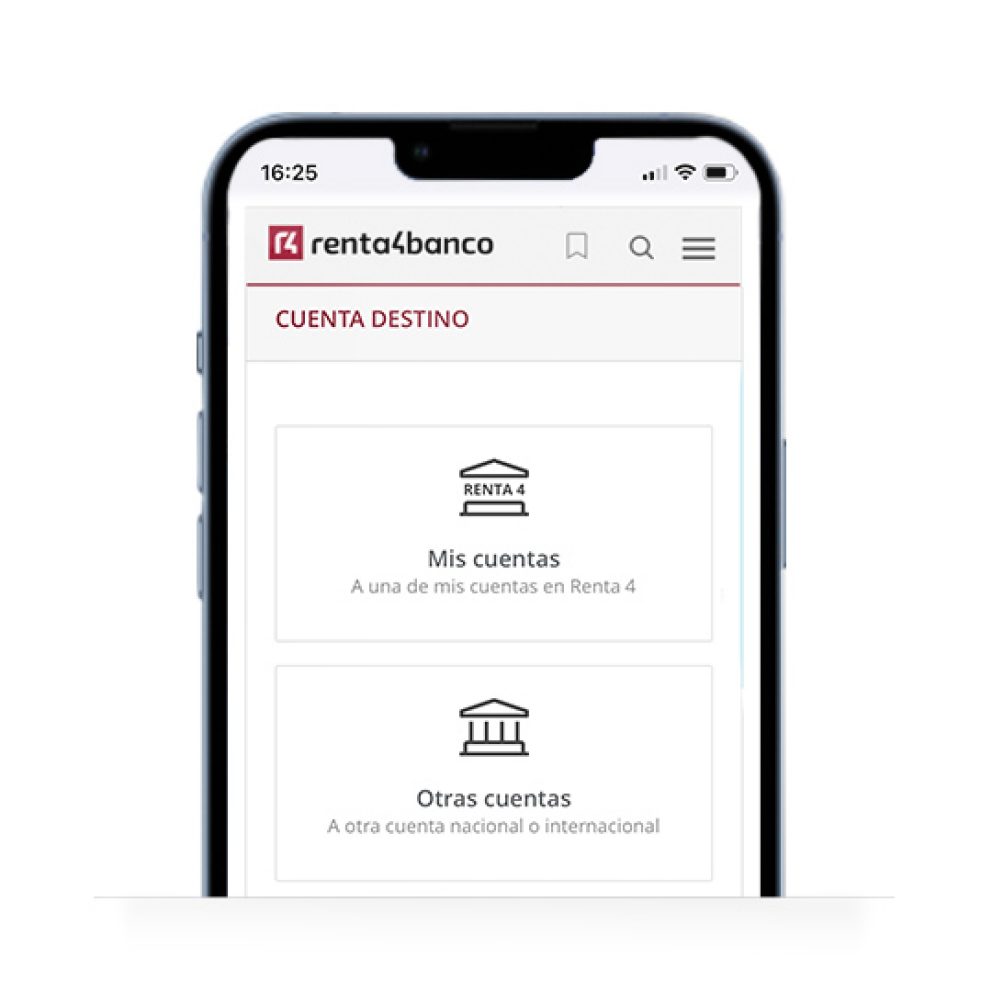 Realiza transferencias desde la misma cuenta con la que inviertes